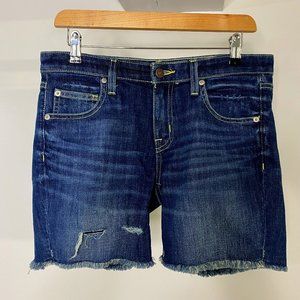MOSSIMO DISTRESSED DENIM BOYFRIEND SHORTS